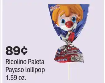 CVS Ricolino Paleta Payaso lollipop offer