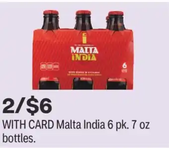 CVS Malta India 6 pk. 7 oz bottles offer