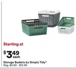 Michaels Storage Baskets by Simply Tidy offer
