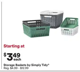 Michaels Storage Baskets by Simply Tidy offer