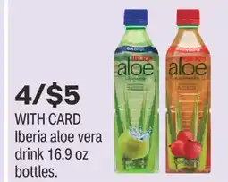 CVS Iberia aloe vera drink 16.9 oz bottles offer