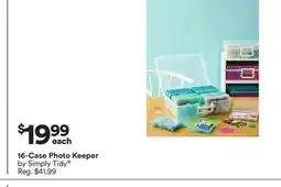 Michaels 16-Case Photo Keeper by Simply Tidy offer