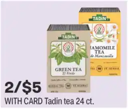 CVS Tadin tea 24 ct offer
