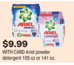 CVS Ariel powder detergent offer