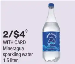CVS Mineragua sparkling water 1.5 liter offer