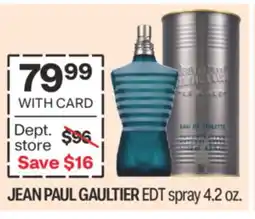 CVS JEAN PAUL GAULTIER EDT spray 4.2 oz offer