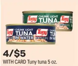 CVS Tuny tuna 5 oz offer