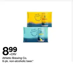 Target Athletic Brewing Co. 6-pk. non-alcoholic beer offer