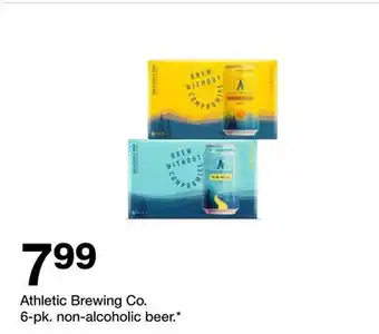 Target Athletic Brewing Co. 6-pk. non-alcoholic beer offer