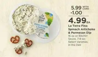 QFC La Terra Fina Spinach Artichoke & Parmesan Dip offer
