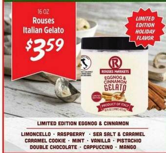 Rouses Rouses Italian Gelato offer
