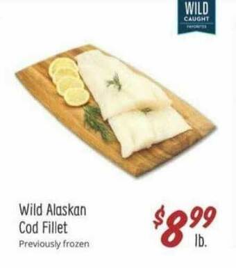 Sprouts Farmers Market Wild Alaskan Cod Fillet offer