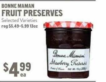 New Seasons Market Bonne Maman Fruit Preserves offer
