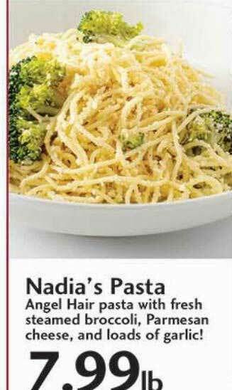 Sunset Foods Nadia's Pasta offer