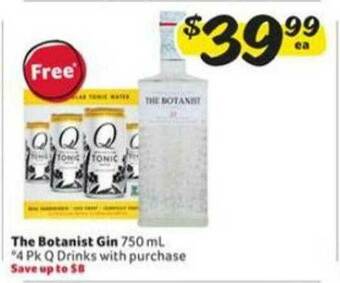 Winn Dixie The Botanist Gin offer