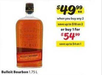 Winn Dixie Bulleit Bourbon offer