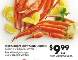 Kroger Wild-caught snow crab clusters offer