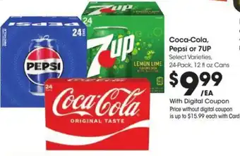Kroger Coca-Cola, Pepsi or 7UP offer