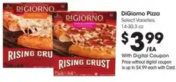Kroger Digiorno pizza offer