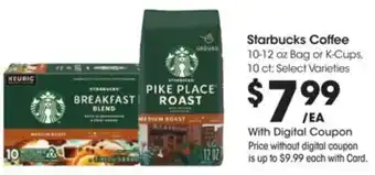 Kroger Starbucks coffee offer