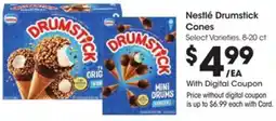 Kroger Nestlé drumstick cones offer