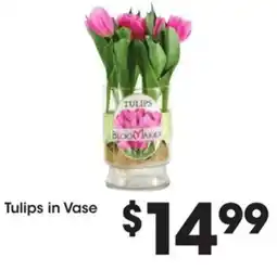 Kroger Tulips in vase offer