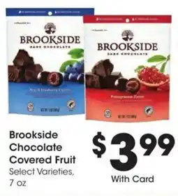 Kroger Brookside chocolate covered fruit offer