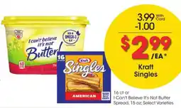Kroger Kraft singles offer