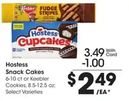 Kroger Hostess snack cakes offer