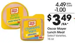 Kroger Oscar mayer lunch meat offer