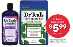 Kroger Dr Teal's epsom salt offer