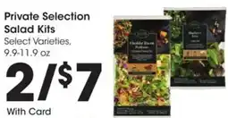 Kroger Private selection salad kits offer