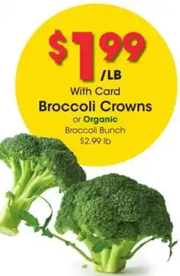 Kroger Broccoli crowns offer