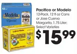 Kroger Pacifico or modelo offer