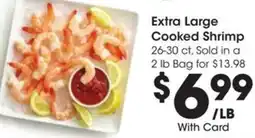 Kroger Extra large cooked shrimp offer