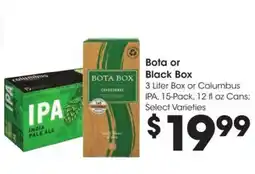 Kroger Bota or black box offer