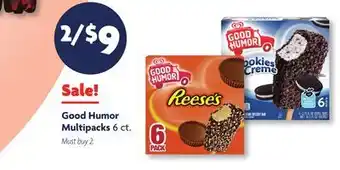 Family Dollar Good Humor Multipacks offer