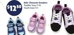 Family Dollar Kids' Character Sneakers offer
