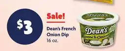 Family Dollar Dean's French Onion Dip offer