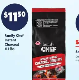 Family Dollar Family Chef Instant Charcoal offer
