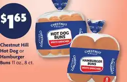 Family Dollar Chestnut Hill Hot Dog or Hamburger Buns offer