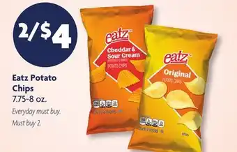 Family Dollar Eatz Potato Chips offer
