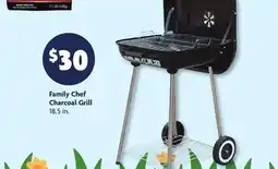 Family Dollar Family Chef Charcoal Grill offer