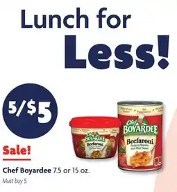 Family Dollar Chef Boyardee offer