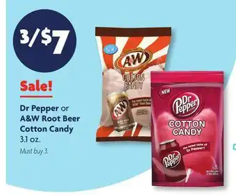 Family Dollar Dr Pepper or A&W Root Beer Cotton Candy offer
