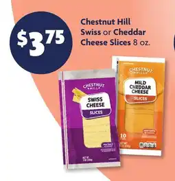 Family Dollar Chestnut Hill Swiss or Cheddar Cheese Slices offer
