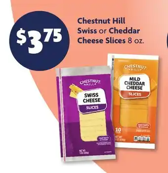 Family Dollar Chestnut Hill Swiss or Cheddar Cheese Slices offer