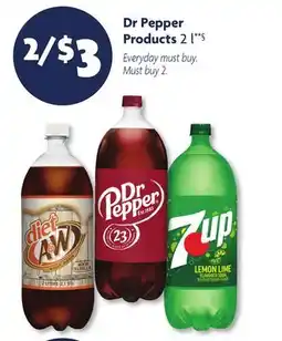 Family Dollar Dr Pepper Products offer