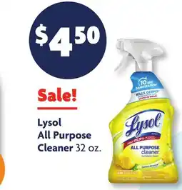 Family Dollar Lysol All Purpose Cleaner offer