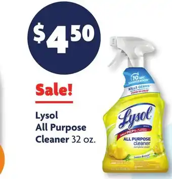 Family Dollar Lysol All Purpose Cleaner offer